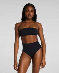 SPANXsmooth™ Swim Bandeau Bikini Top | Very Black