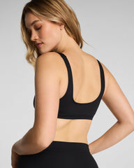 SPANXshape™ Swim Scoop Neck Bikini Top | Very Black