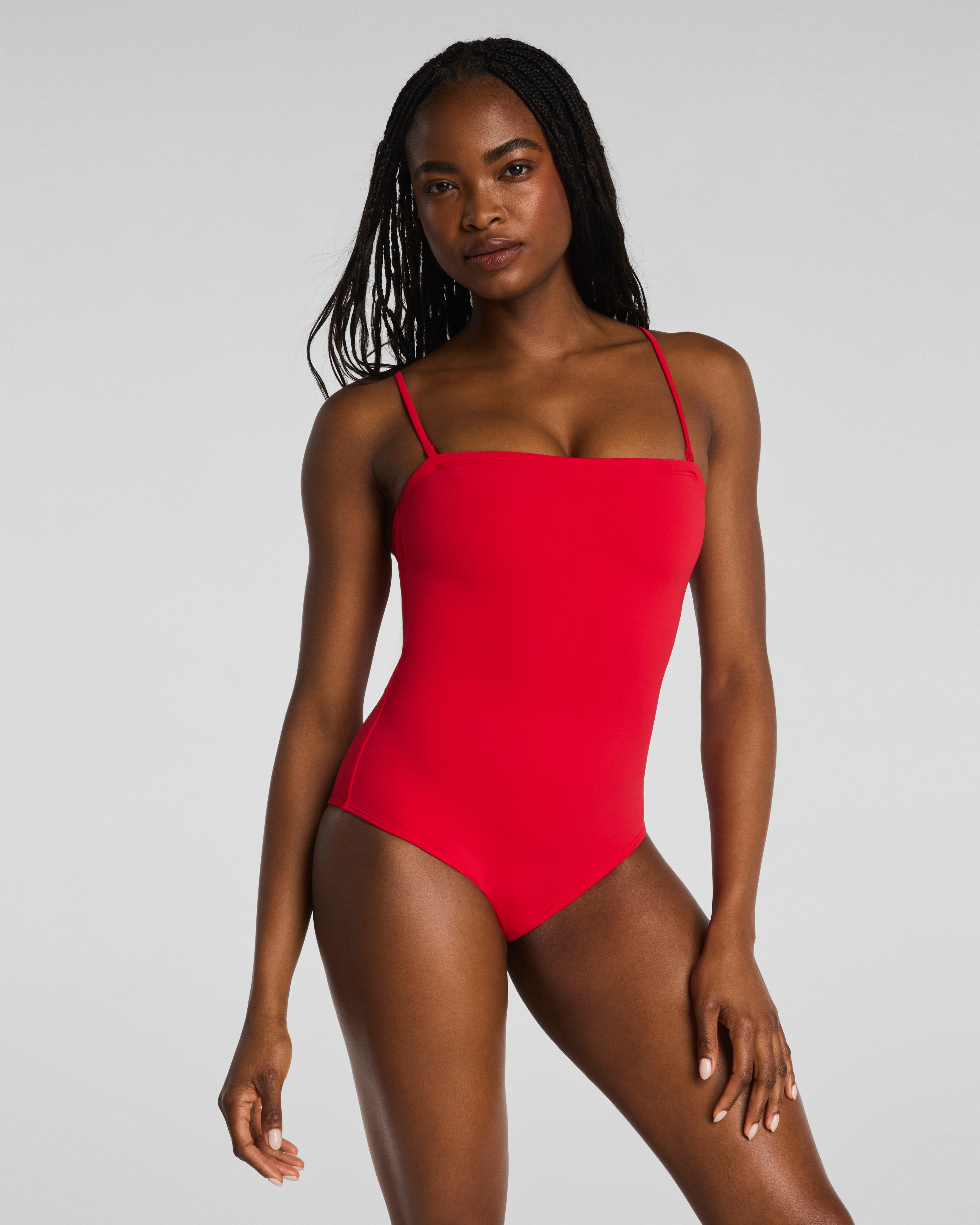SPANXshape™ Swim Bandeau One Piece | SPANX® Red