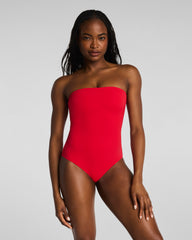 SPANXshape™ Swim Bandeau One Piece | SPANX® Red