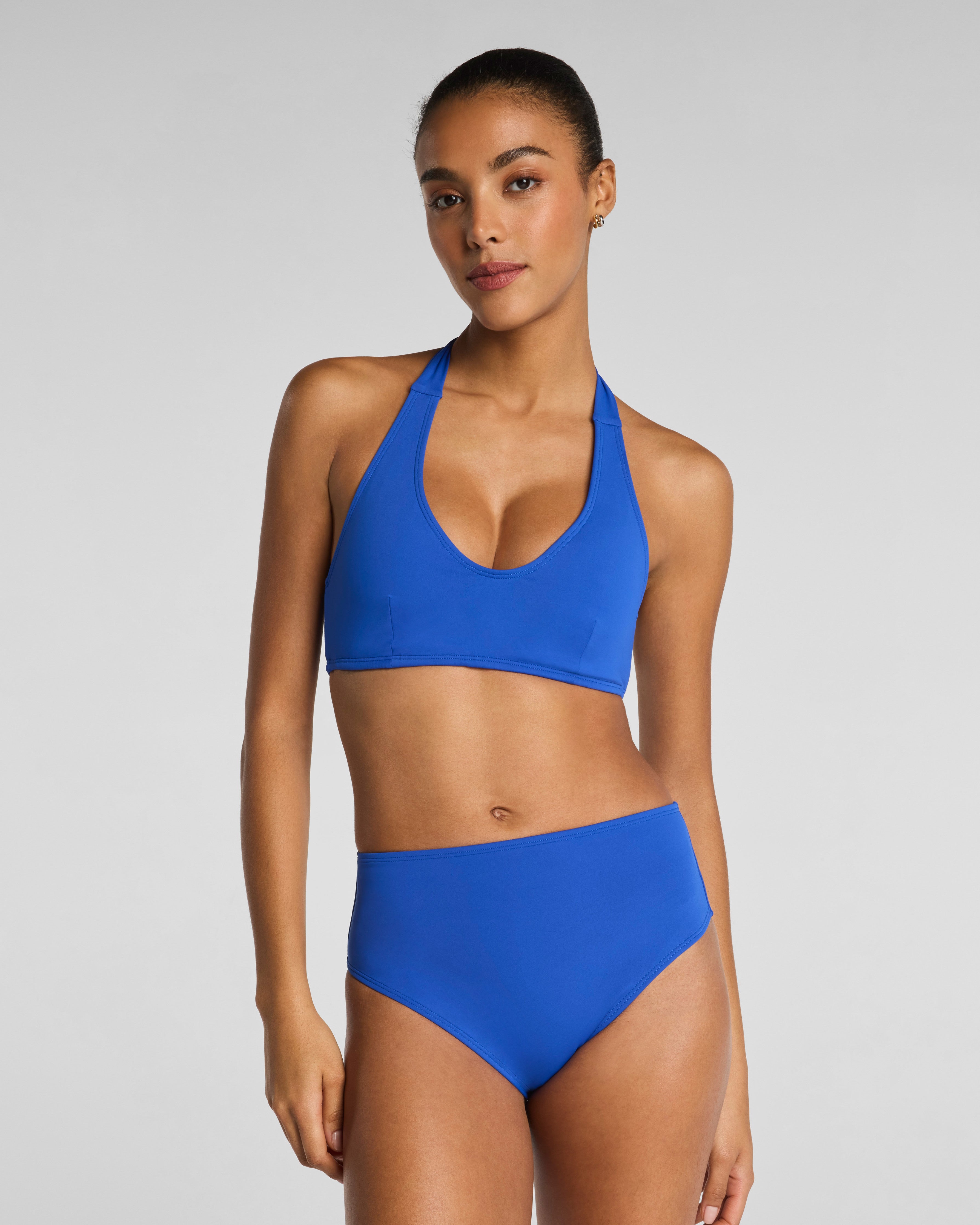 SPANXshape™ Swim Halter Bikini Top