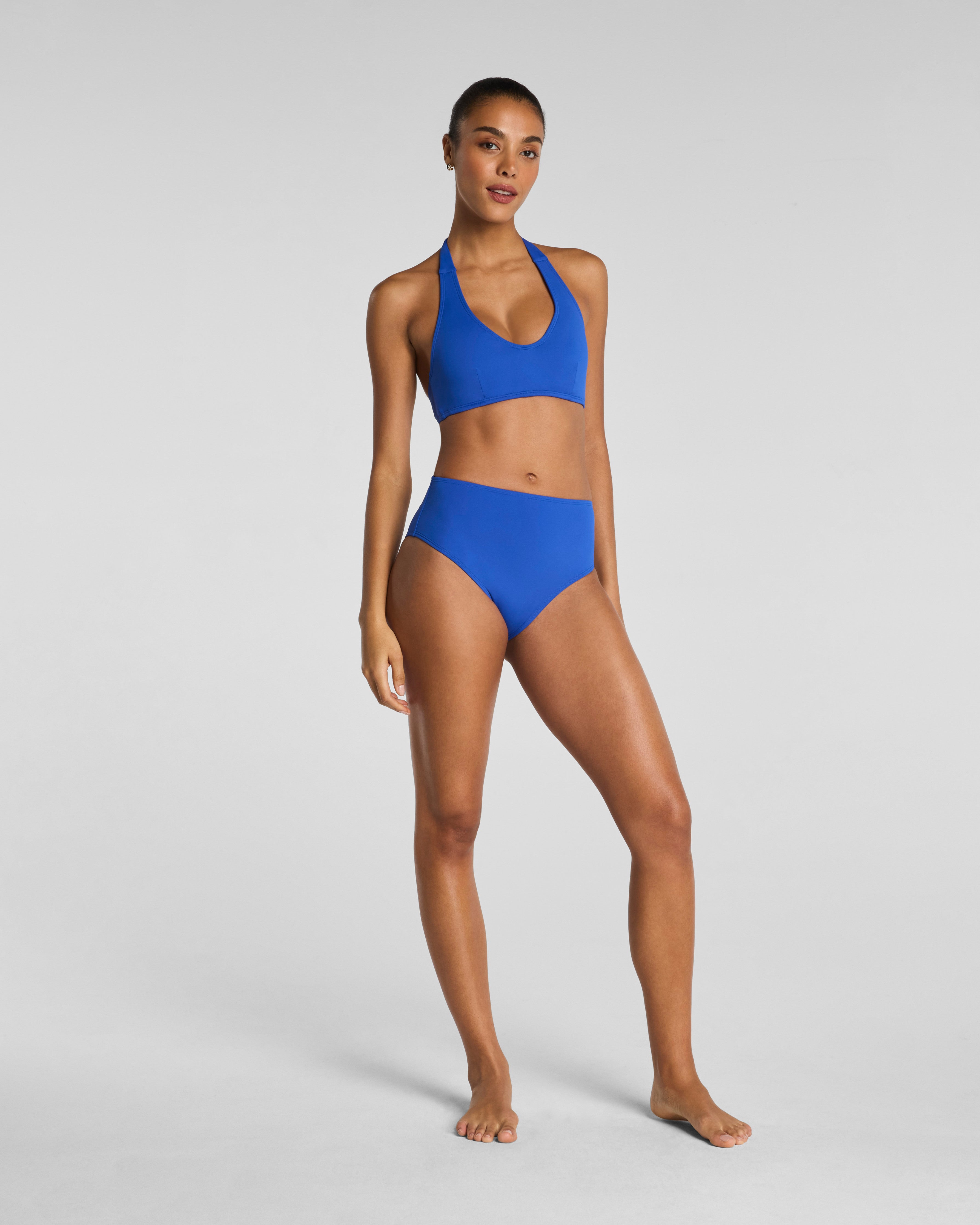 SPANXshape™ Swim Halter Bikini Top | Current