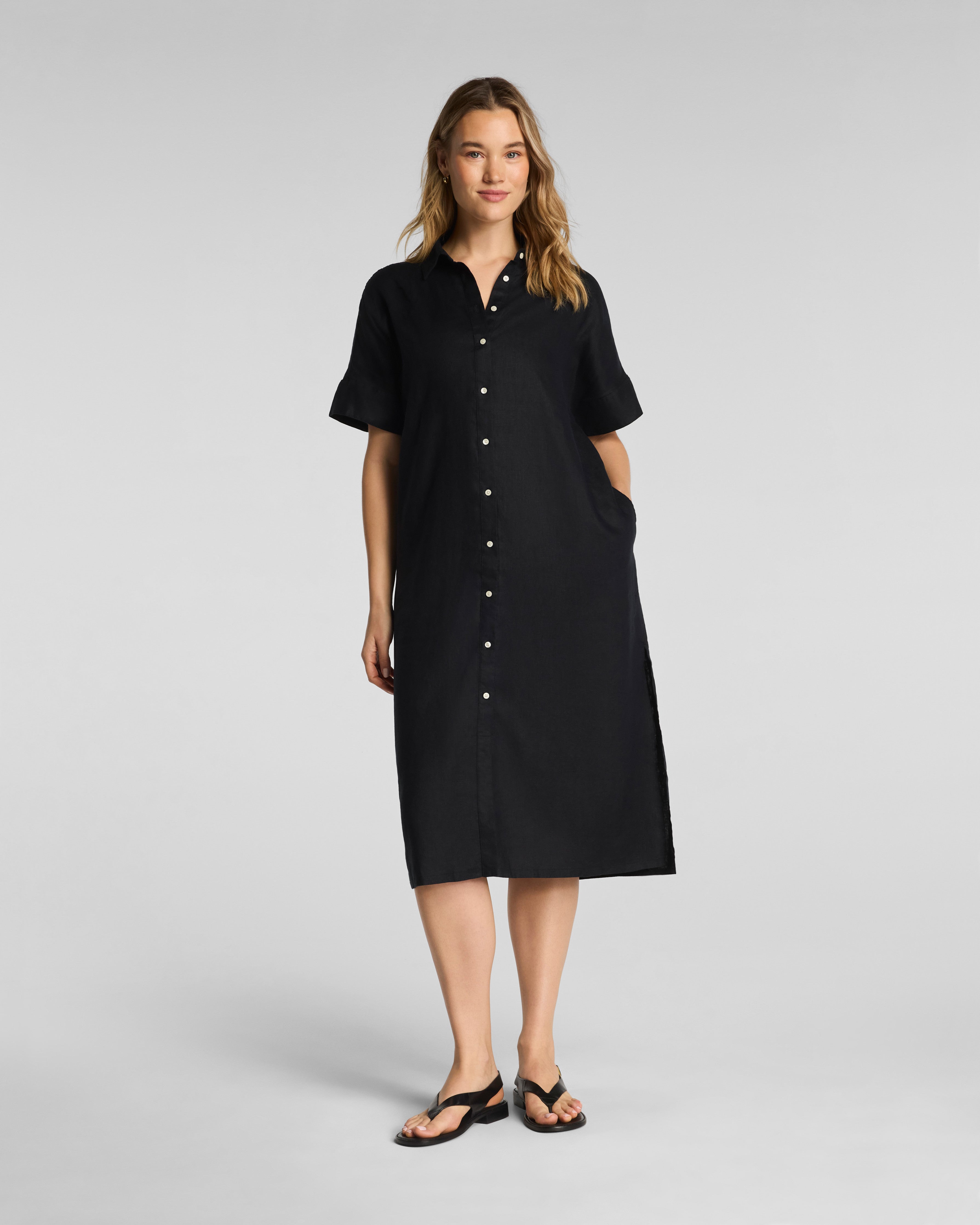SPANX® Beach Midi Dress | Very Black