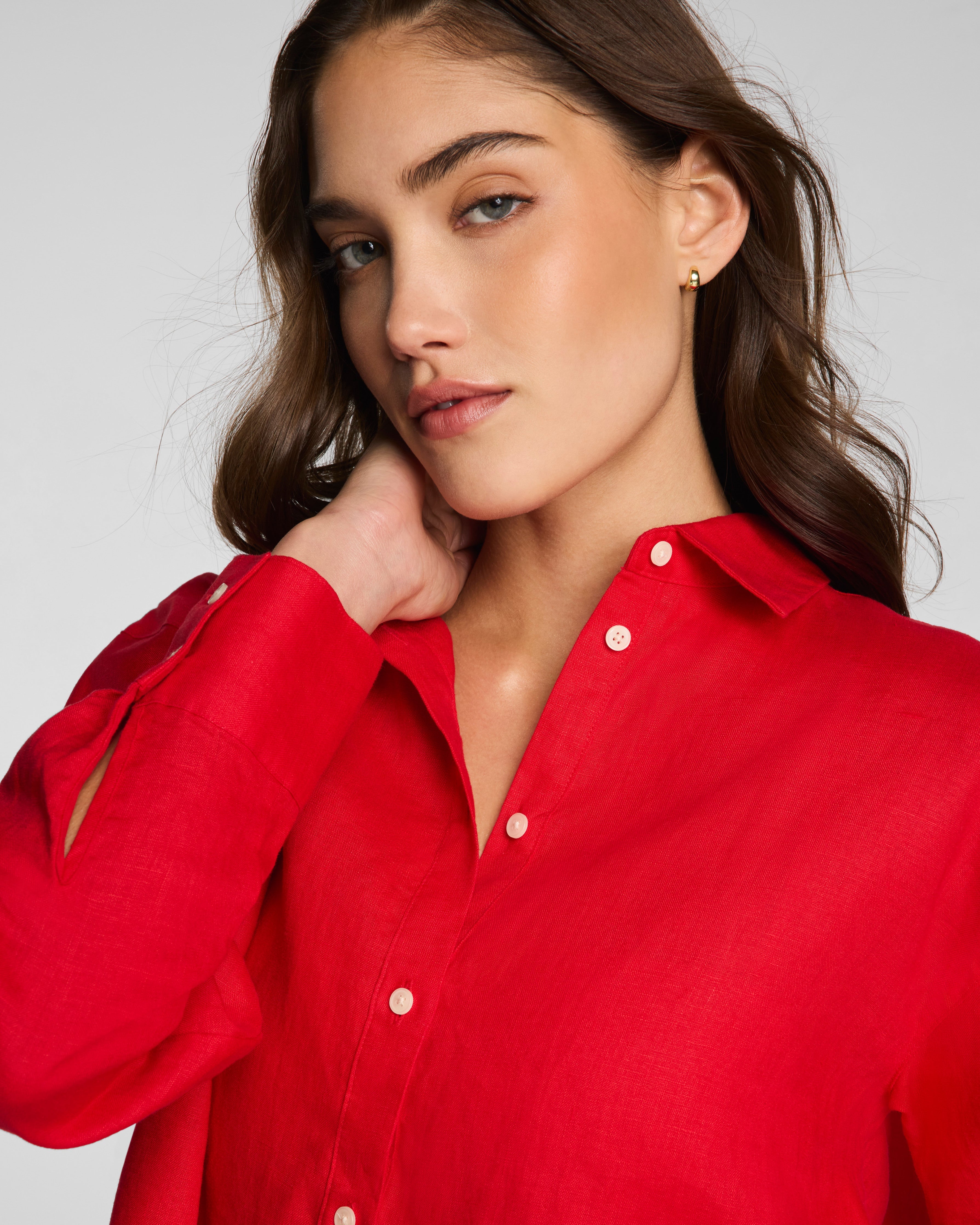 SPANX® Beach Button Down | SPANX® Red