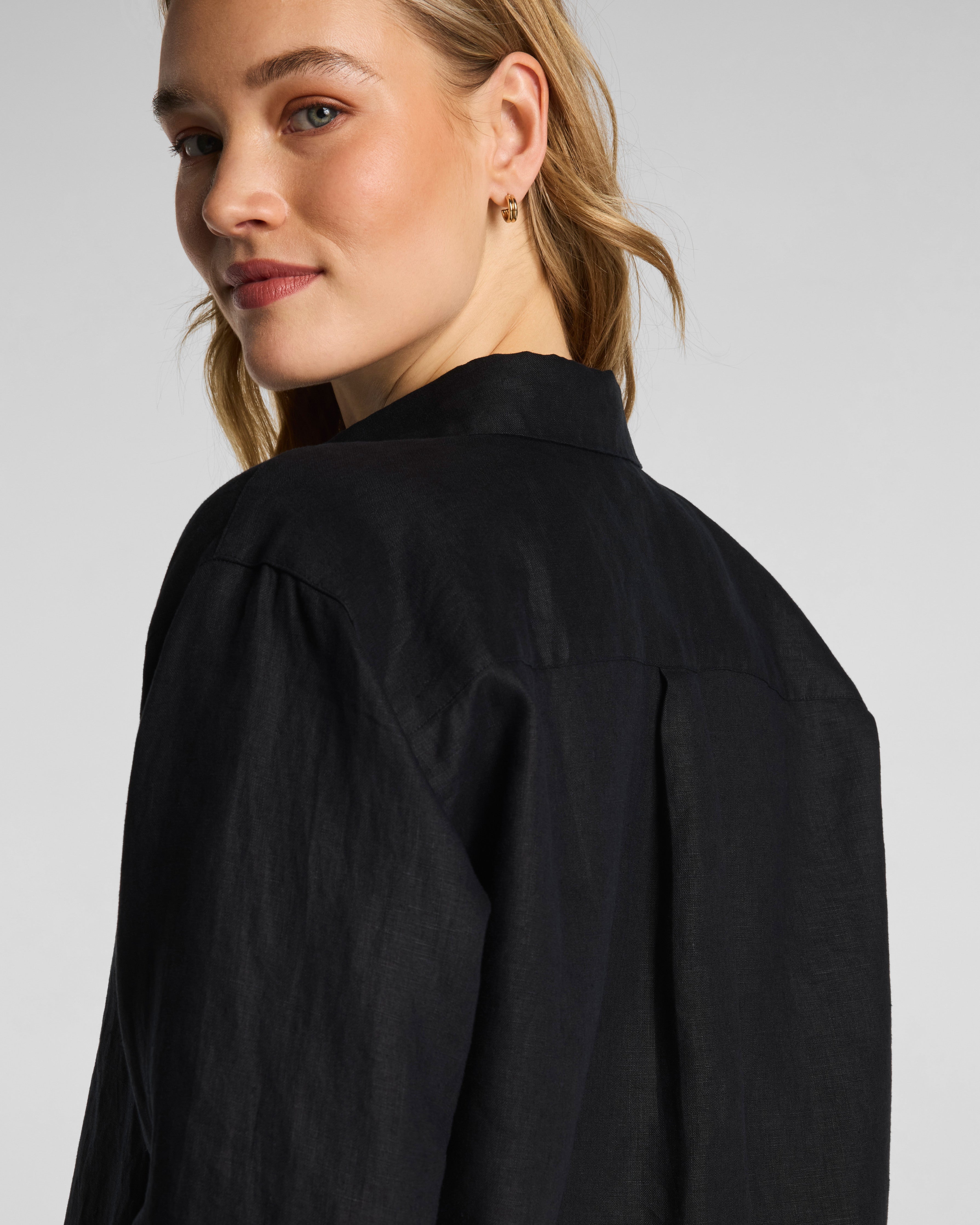 SPANX® Beach Button Down | Very Black