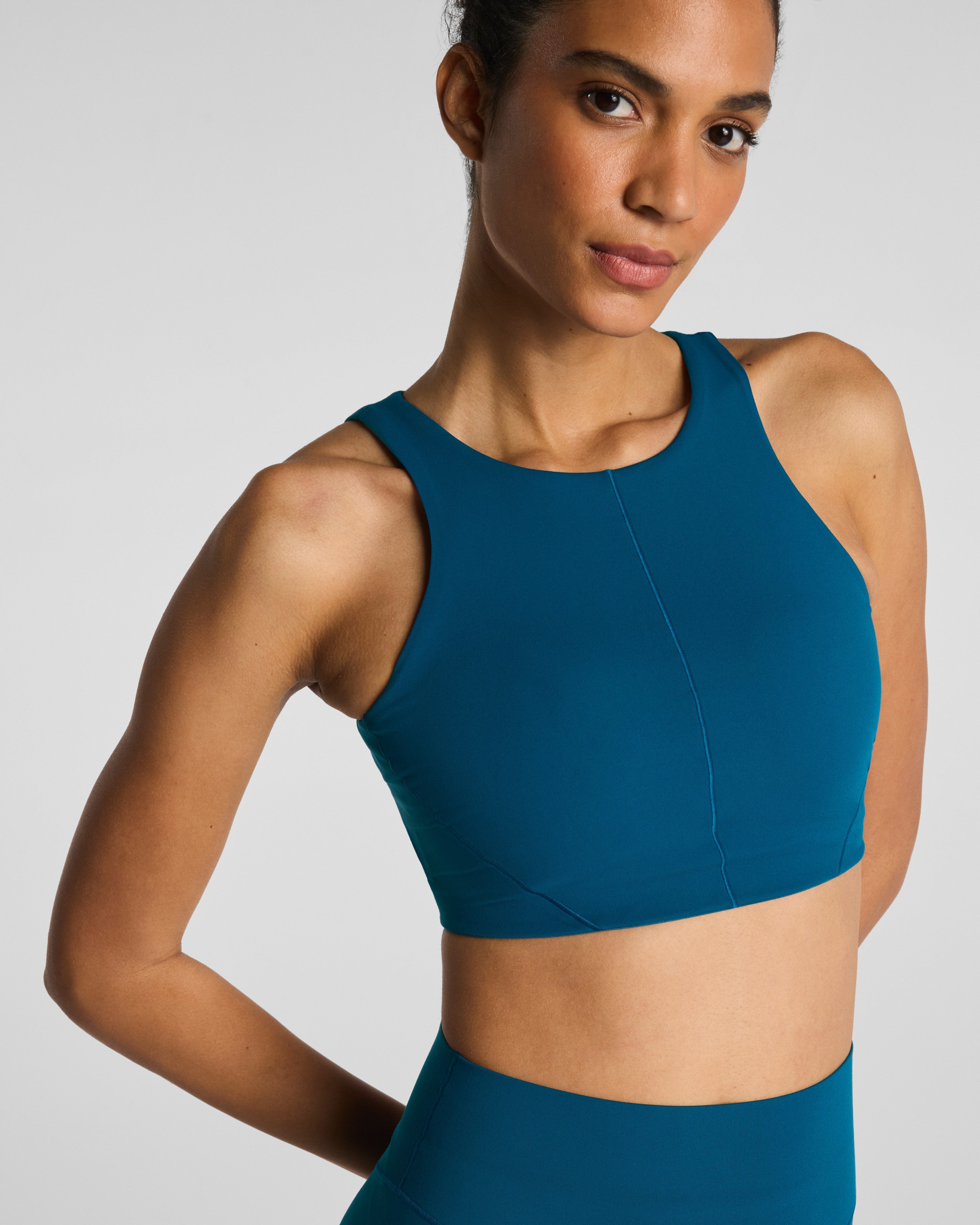 SPANX® CurveTheory Open Back Sports Bra | Deep Cove