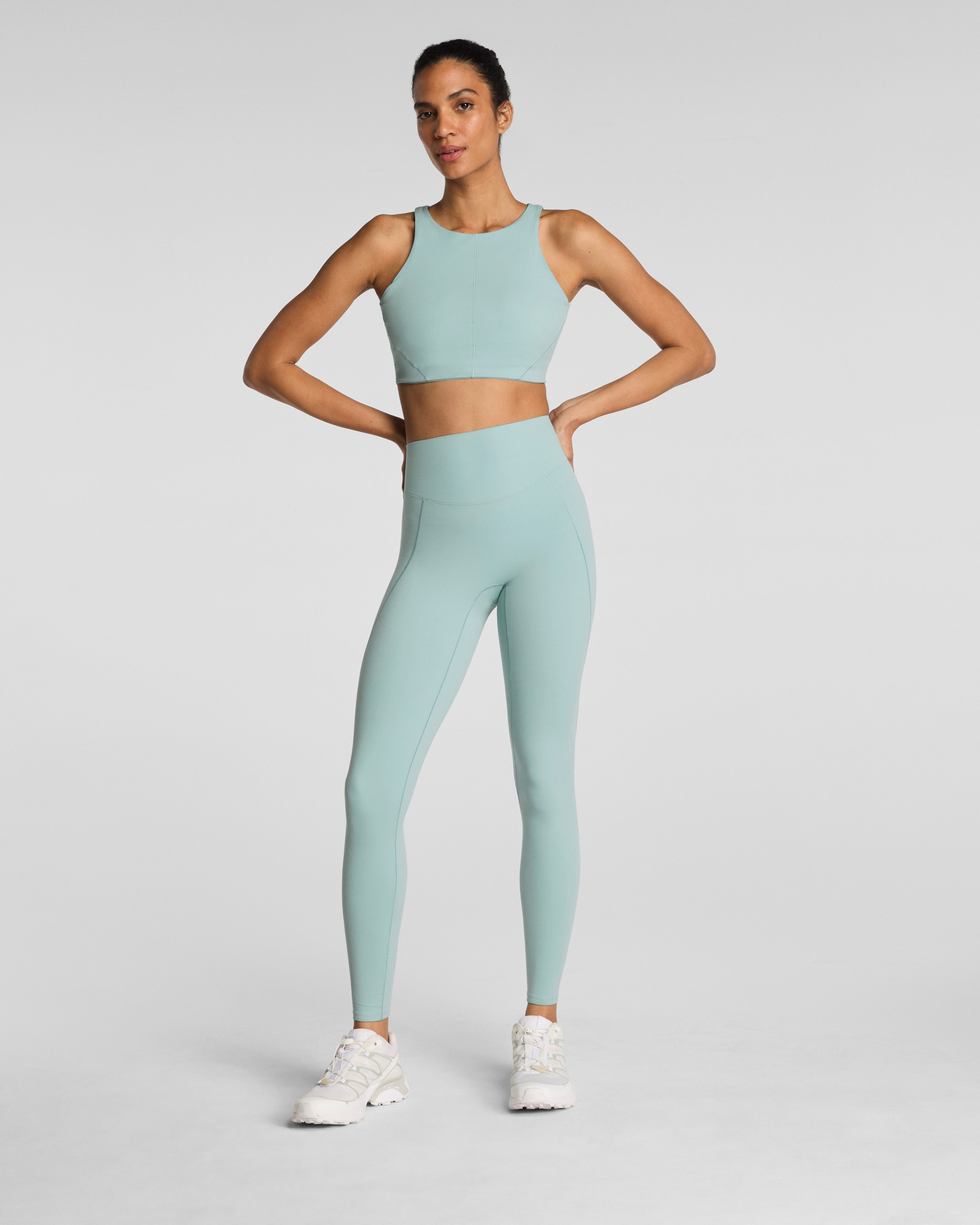 SPANX® CurveTheory Open Back Sports Bra | Wave